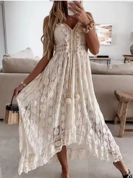 Amaléa Crochet Dress